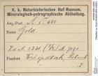 Etiketten zu Gold (NHMW-MIN-Ai680)